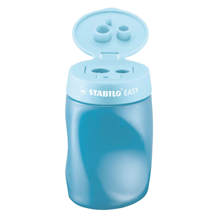 Stabilo easysharpener - 3 in 1 puntenslijper - links - blauw