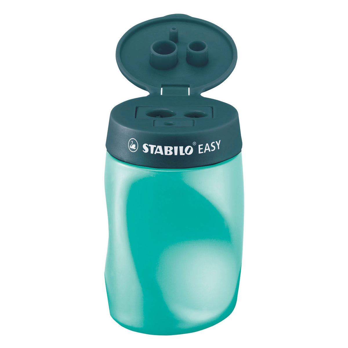 Stabilo easysharpener 3 in 1 puntenslijper links petrol