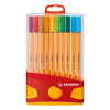 Stabilo point 88 - fineliner - colorparade - set 20 stuks