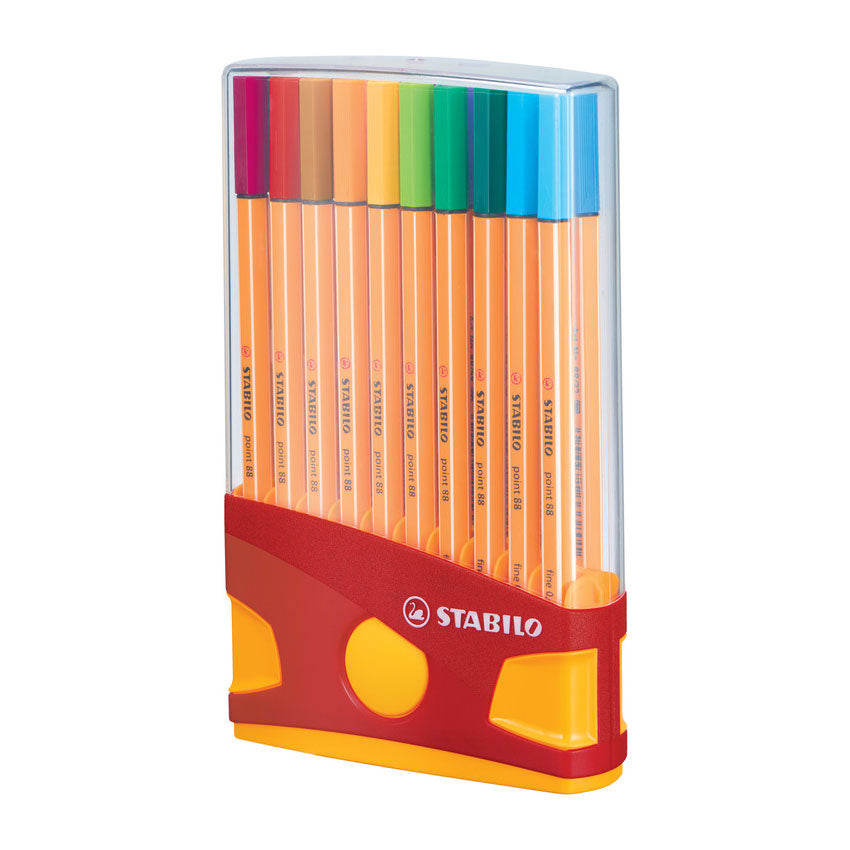 Stabilo point 88 - fineliner - colorparade - set 20 stuks