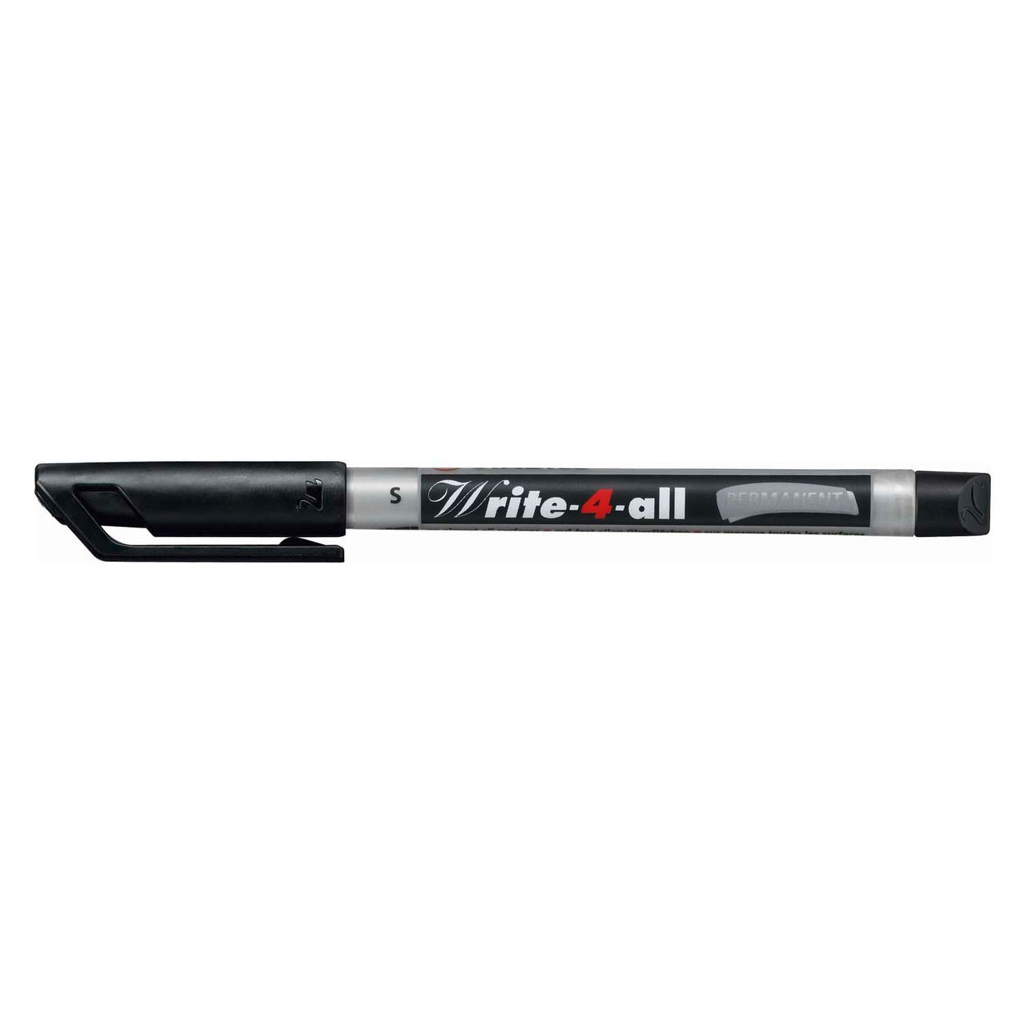 Stabilo write-4-all - permanent marker - superfine 0,4 mm - zwart - per stuk