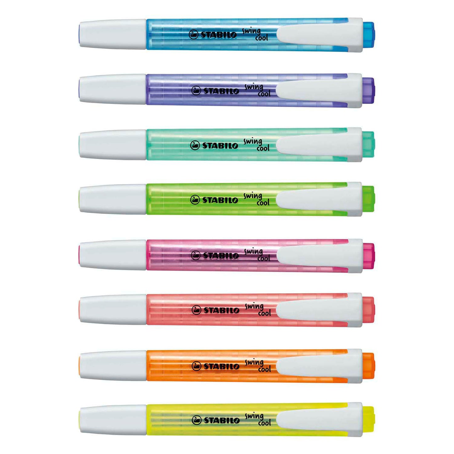 Stabilo tekstmarker swing cool 275 8-3 kleurenassortiment breed beitel 8 stuks