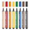 Stabilo trio scribbi viltstift met meeverende punt set 8 stuks