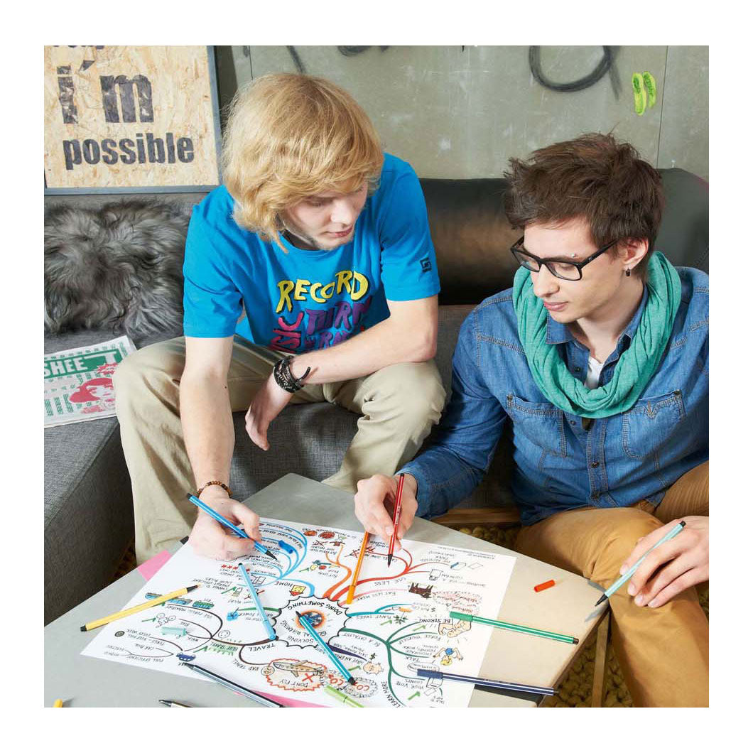 Stabilo stiften pen 68 colorparade 20 stuks