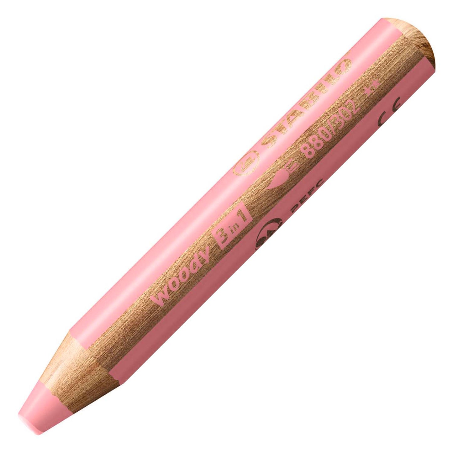 Stabilo woody 3 in 1 - multitalent kleurpotlood - pastel roze