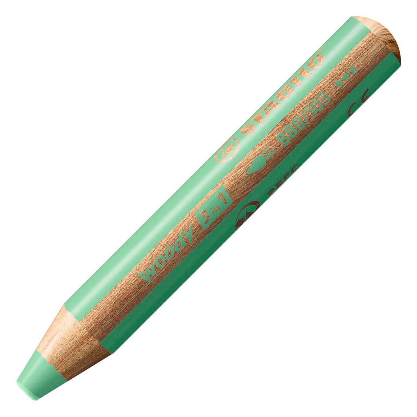 Stabilo woody 3 in 1 - multitalent kleurpotlood - pastel groen