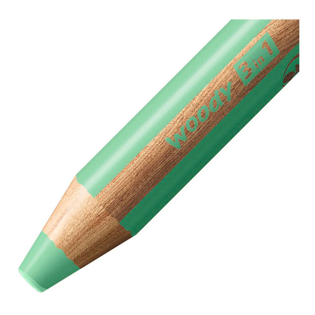 Stabilo woody 3 in 1 - multitalent kleurpotlood - pastel groen