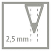 Stabilo trio thick - dik driekantig kleurpotlood- lichtbruin