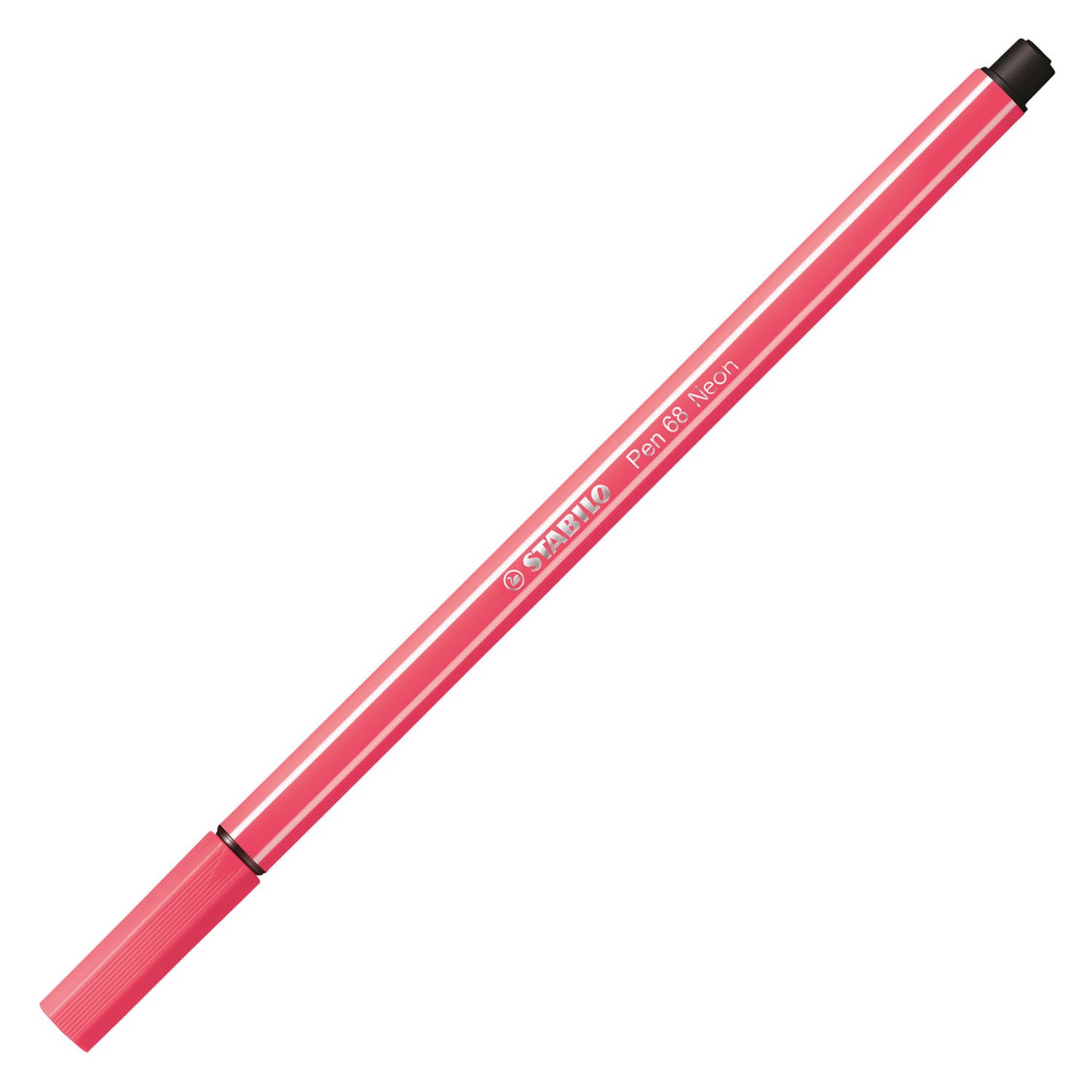 Stabilo pen 68 viltstift fluoriserend rood (68 040)