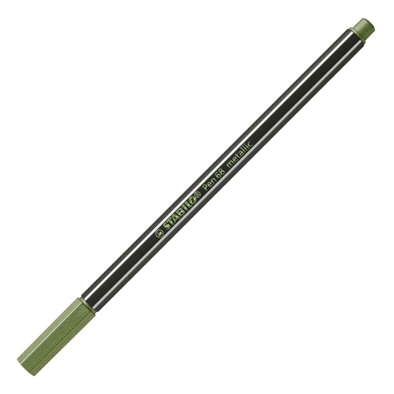 Stabilo pen 68 metallic - viltstift - lichtgroen (68 843)
