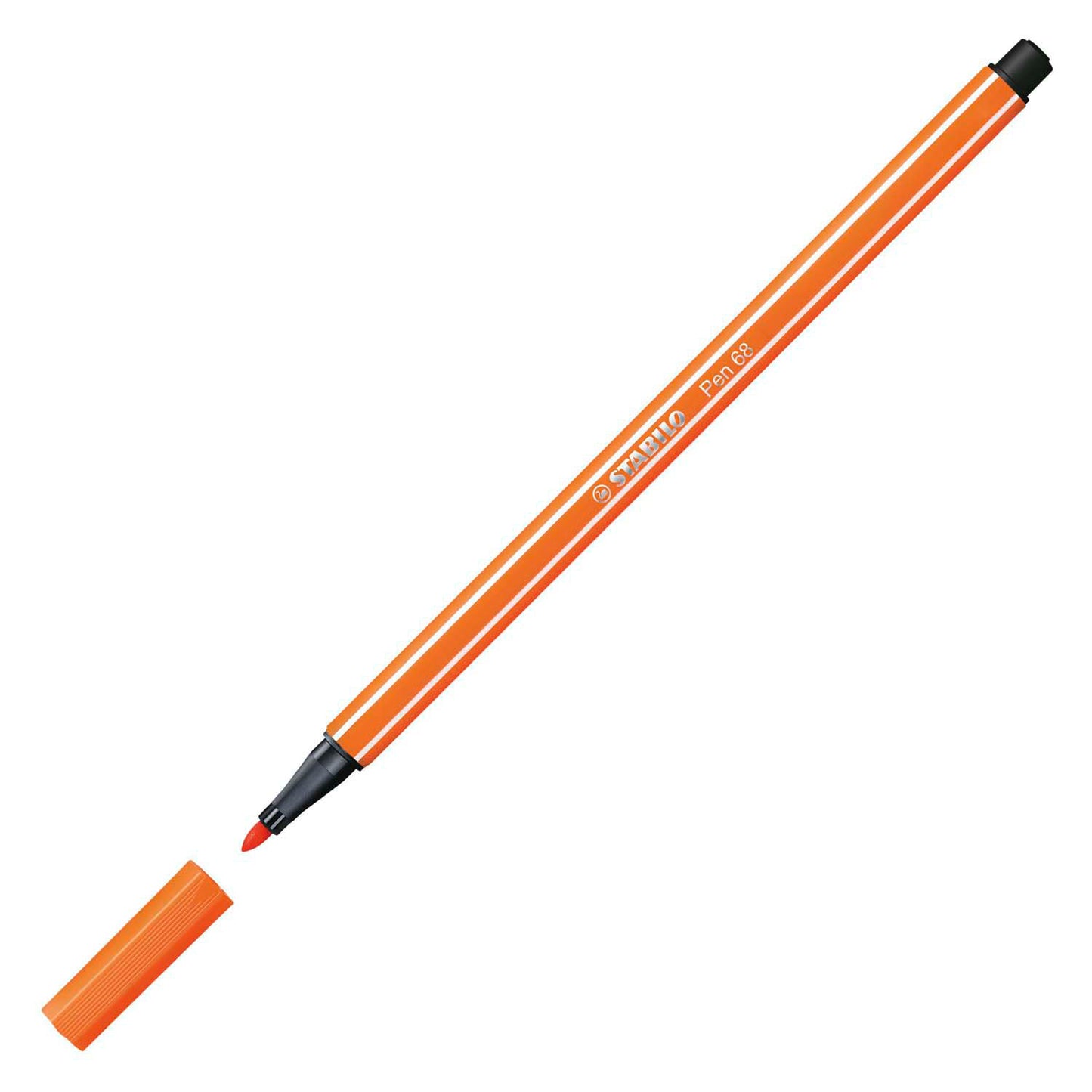 Stabilo pen 68 viltstift vermiljoen pastel (68 30)