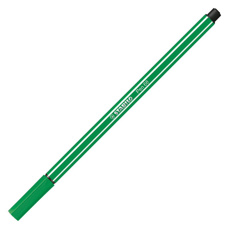 Stabilo viltstift premium pen 68 polypropyleen 1mm groen