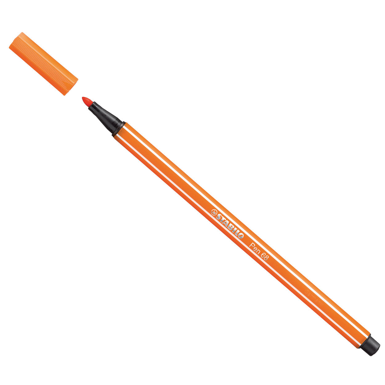 Stabilo pen 68 viltstift vermiljoen pastel (68 30)