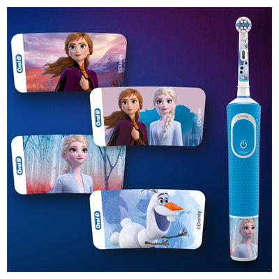Oral-b kids disney frozen 2 elektrische tandenbostel blauw wit