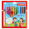 Stabilo cappi - viltstift - set met 12 stuks