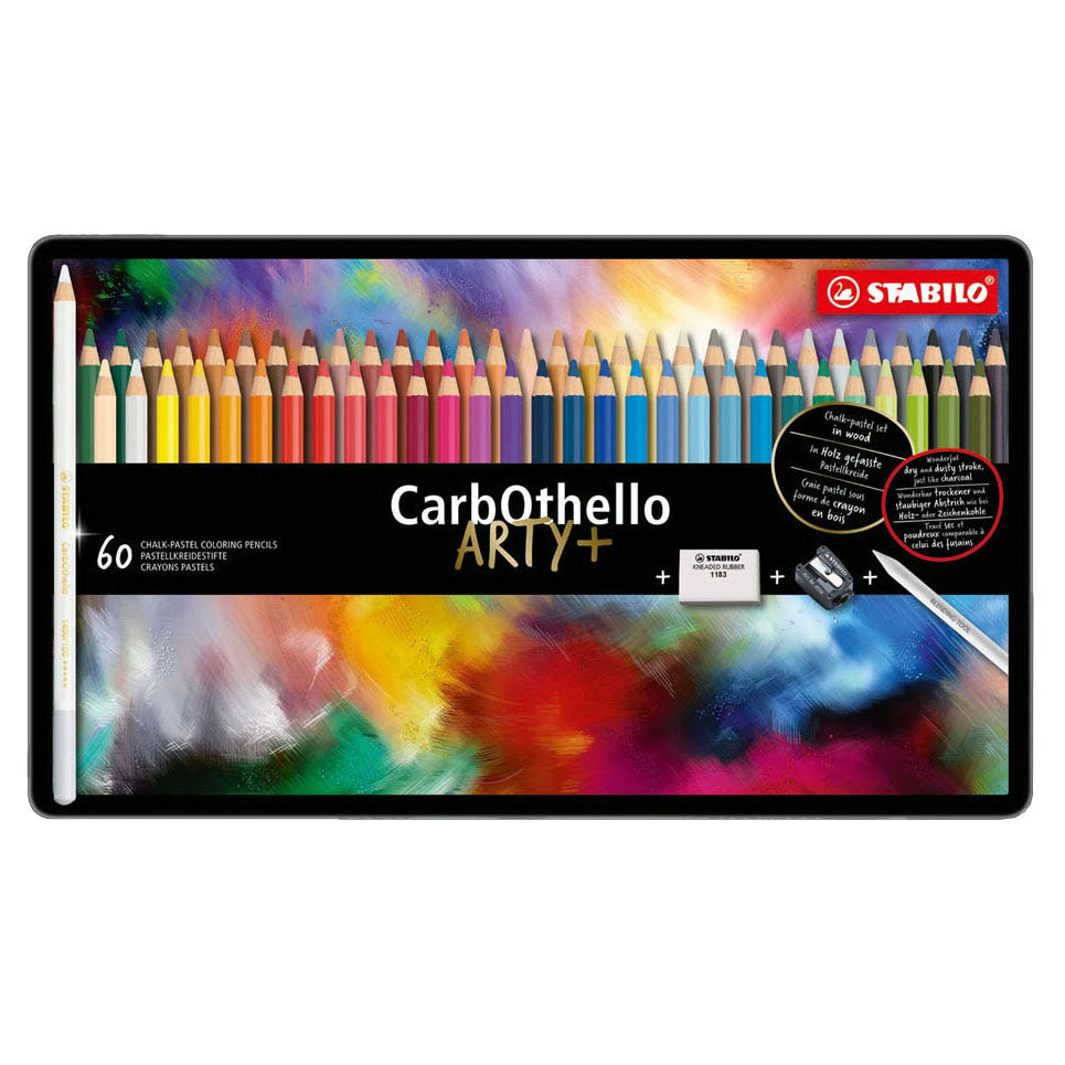 Stabilo carbothello - kalkpastel kleurpotloden - set 60 st.