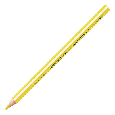 Stabilo trio thick - driekantig kleurpotloden met extra dikke kern 4,2 mm - etui met 24 kleuren