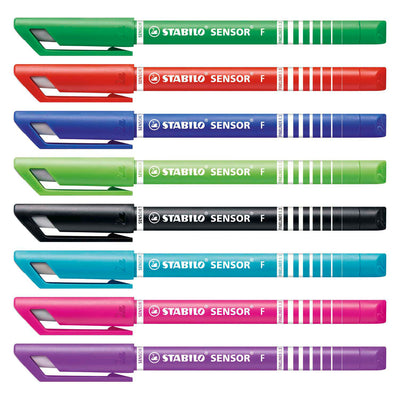 Stabilo sensor fineliners 0,3mm etui 8 kleuren
