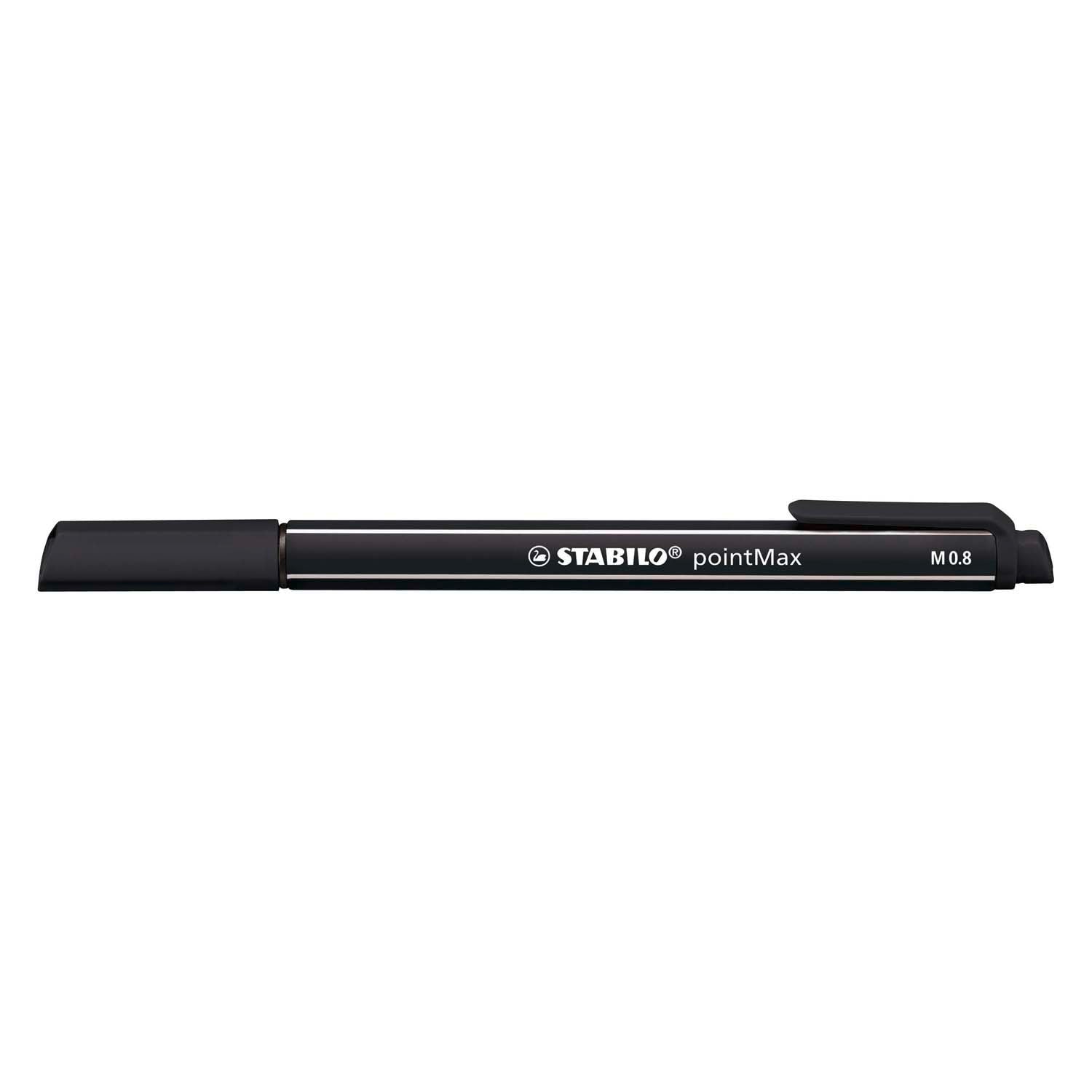 Stabilo pointmax fineliners in etui - 12st.