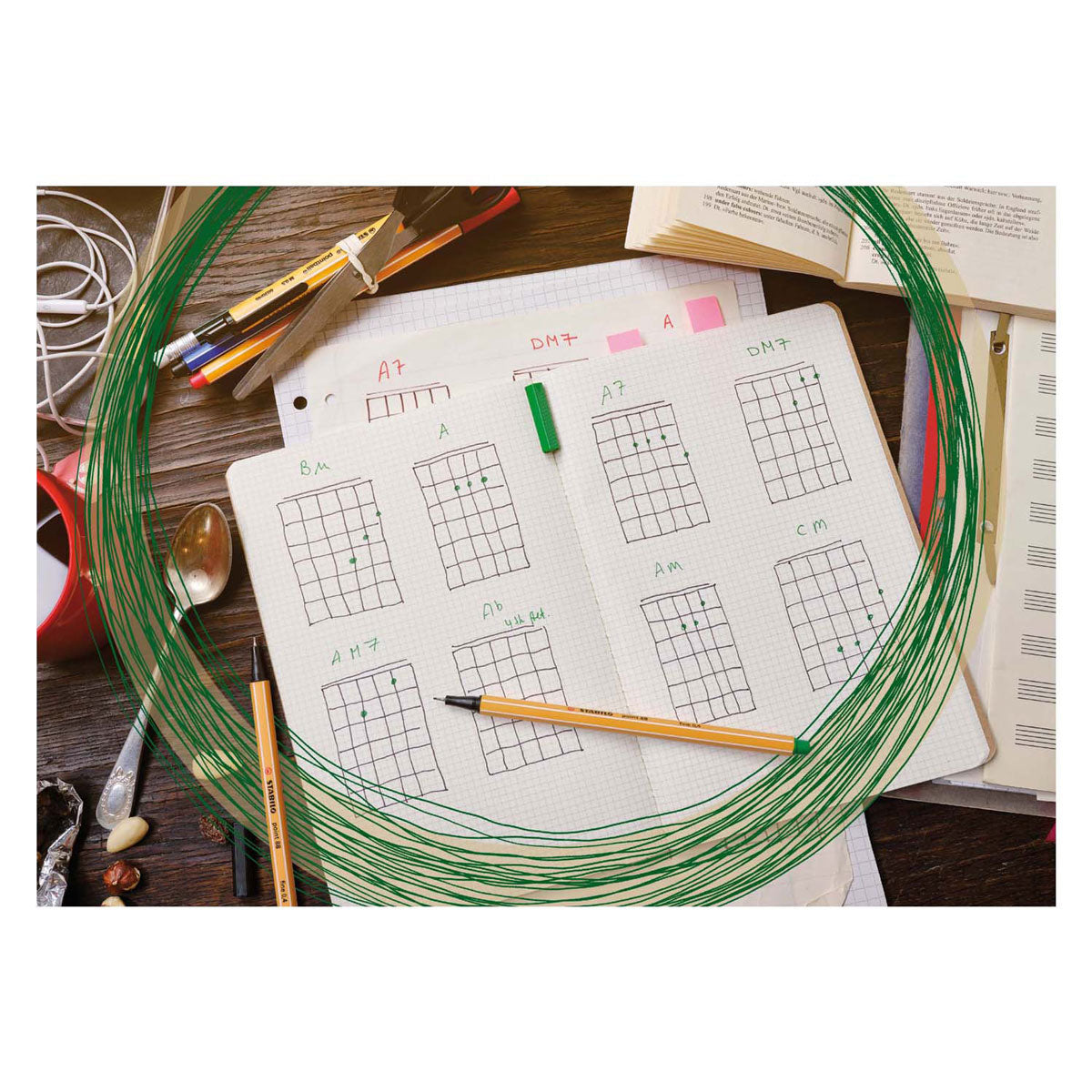 Stabilo point 88 pastel - fineliner - set met 6 stuks