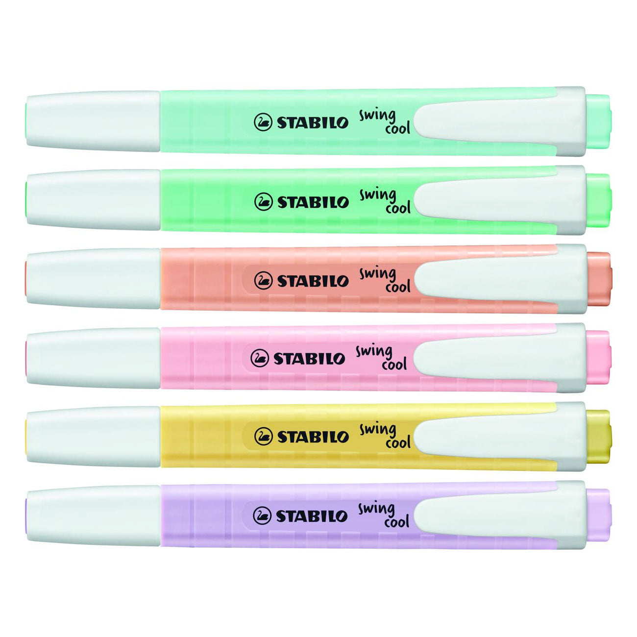 Stabilo tekstmarker swing cool pastel kleurenassortiment pk6
