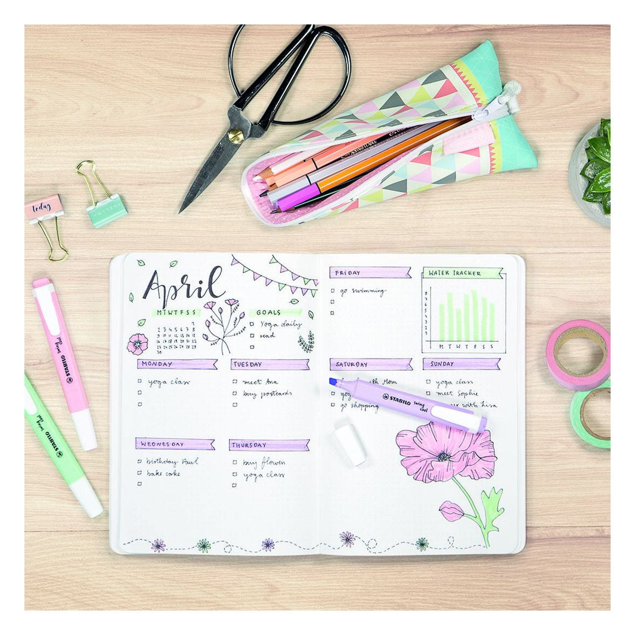Stabilo tekstmarker swing cool pastel kleurenassortiment pk6