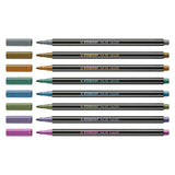 Stabilo viltstift pen 68 metallic etui a 8 stuks - afbeelding 4