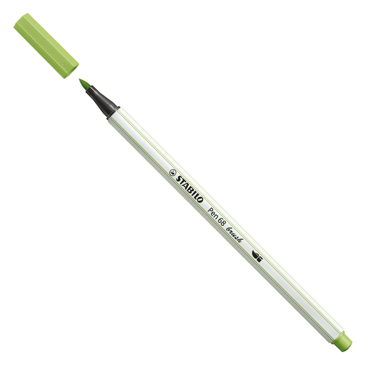 Stabilo pen 68 brush - viltstift - pistache (34)