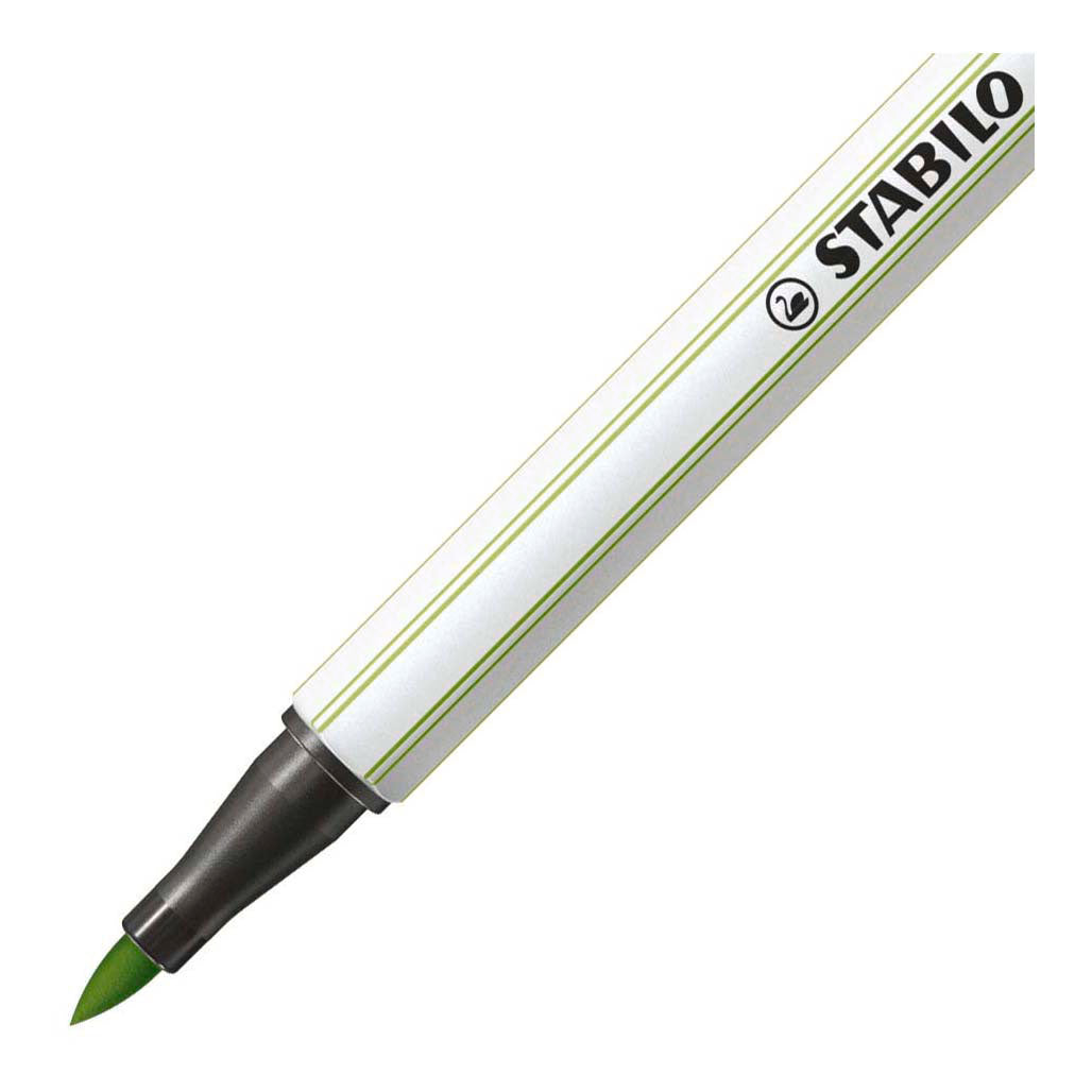 Stabilo pen 68 brush - viltstift - pistache (34)