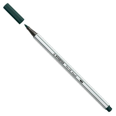 Stabilo pen 68 brush - viltstift - aarde groen (63)