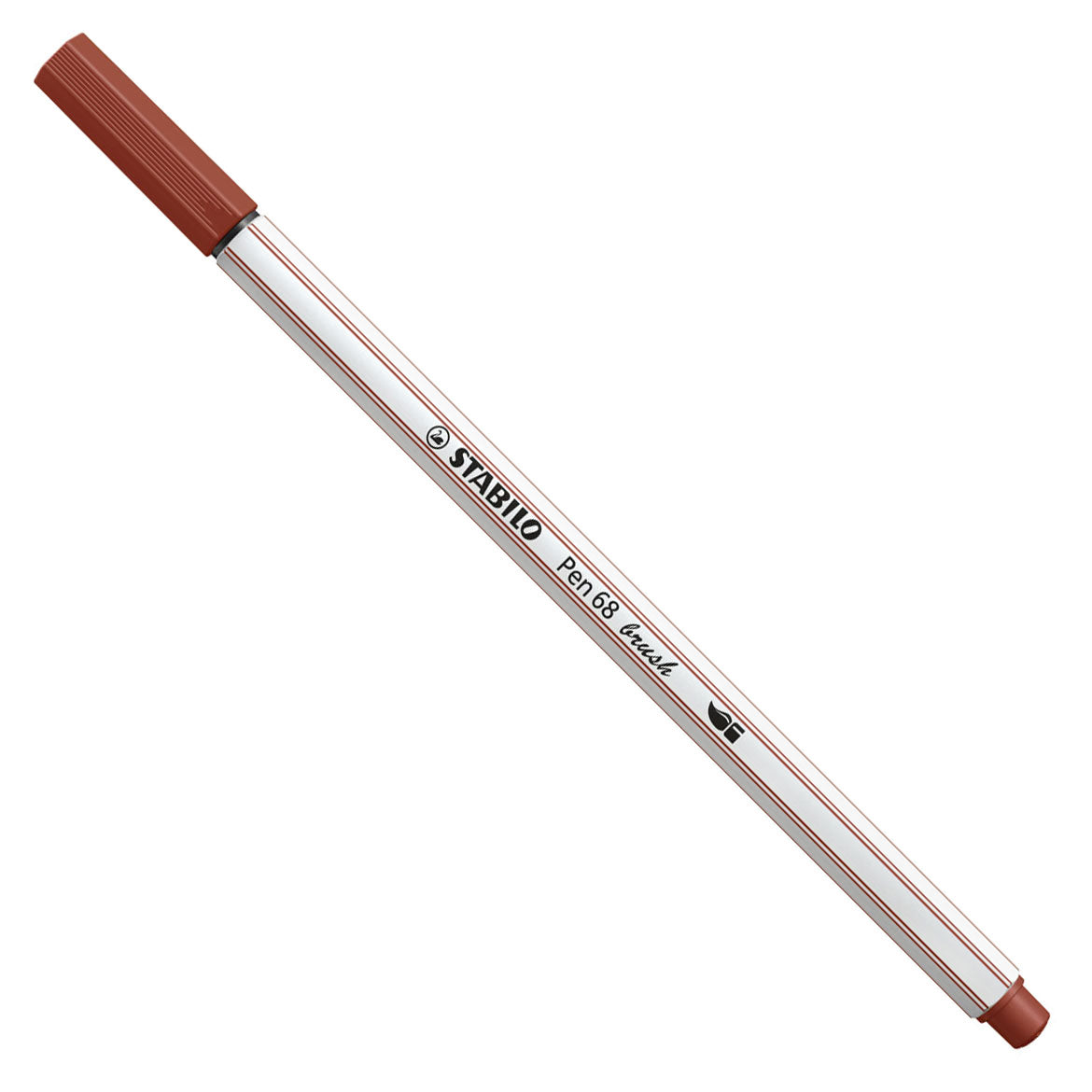 Stabilo pen 68 brush - viltstift - sienna (75)