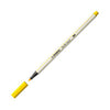 Stabilo pen 68 brush - viltstift - geel (44)