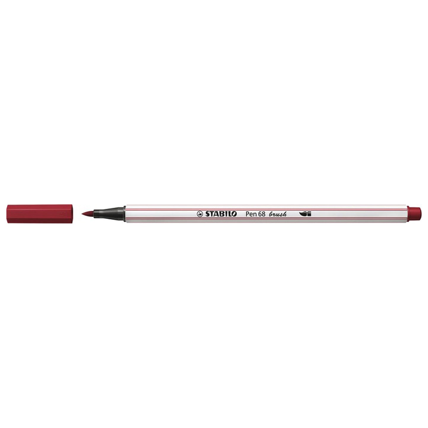 Stabilo pen 68 brush - viltstift - purper (19)