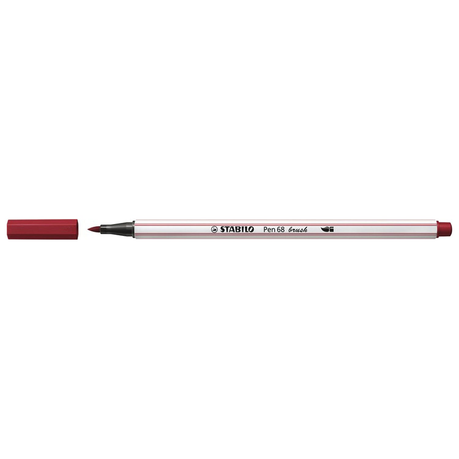 Stabilo pen 68 brush - viltstift - purper (19)