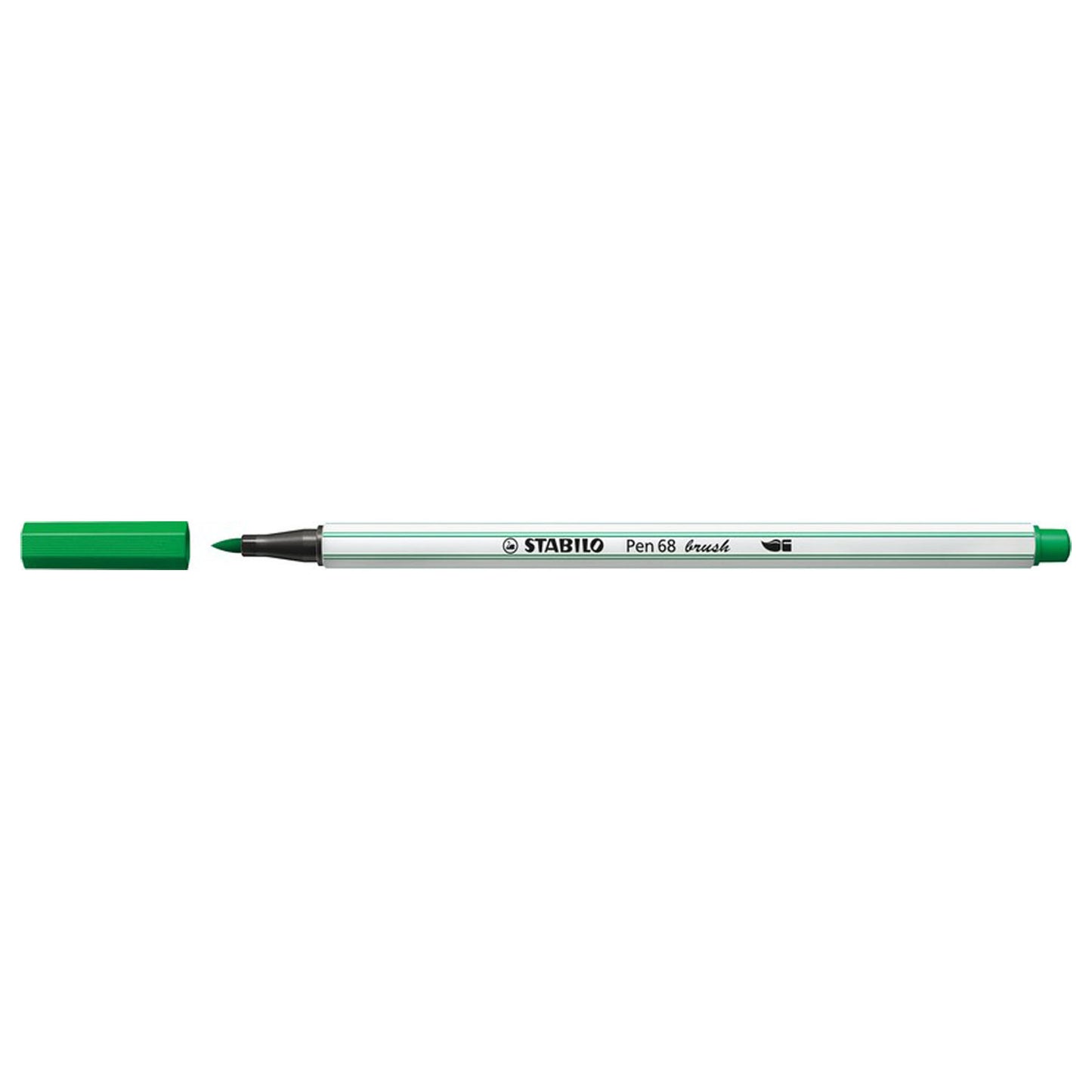 Stabilo pen 68 brush - viltstift - groen (36)