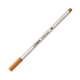 Stabilo pen 68 brush - viltstift - donker oker (89) - afbeelding 2
