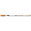 Stabilo pen 68 brush - viltstift - donker oker (89)