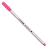 Stabilo pen 68 brush - viltstift - roze (29) - afbeelding 1