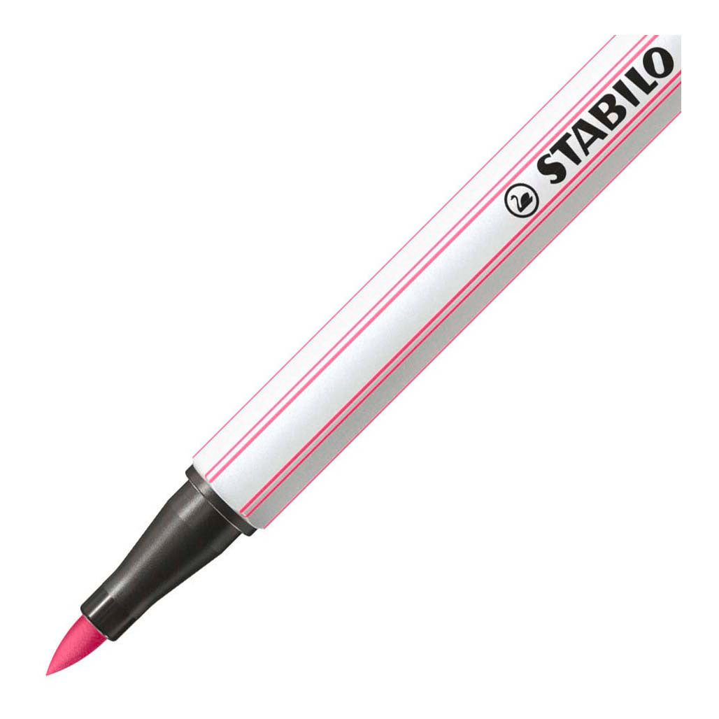 Stabilo pen 68 brush - viltstift - roze (29)