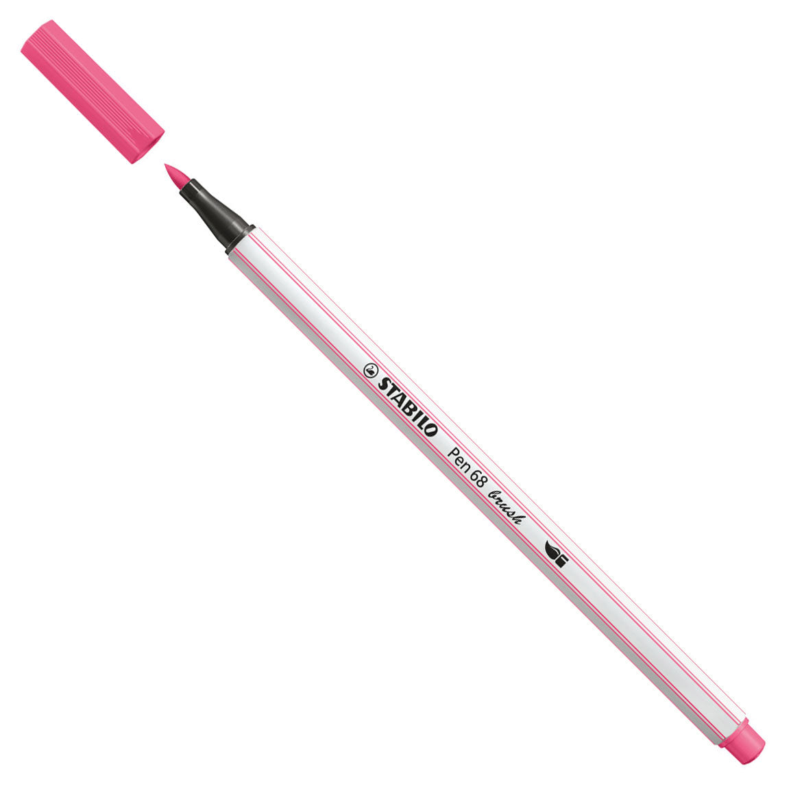 Stabilo pen 68 brush - viltstift - roze (29)