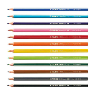 Abi stlo greencolors etui 12 kleuren