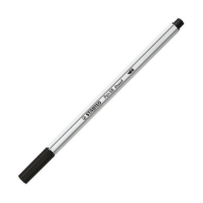 Stabilo pen 68 brush - viltstift - arty - set met 12 stuks