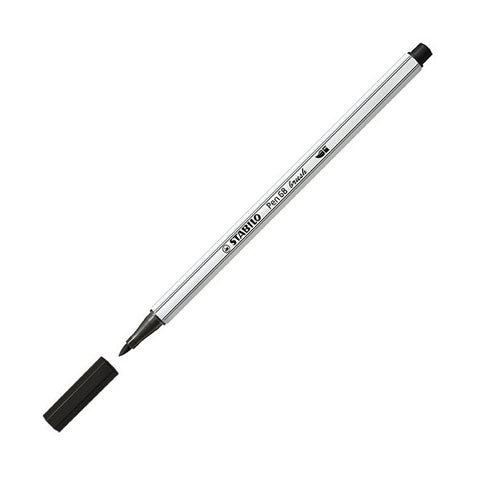Stabilo pen 68 brush - viltstift - arty - set met 18 stuks