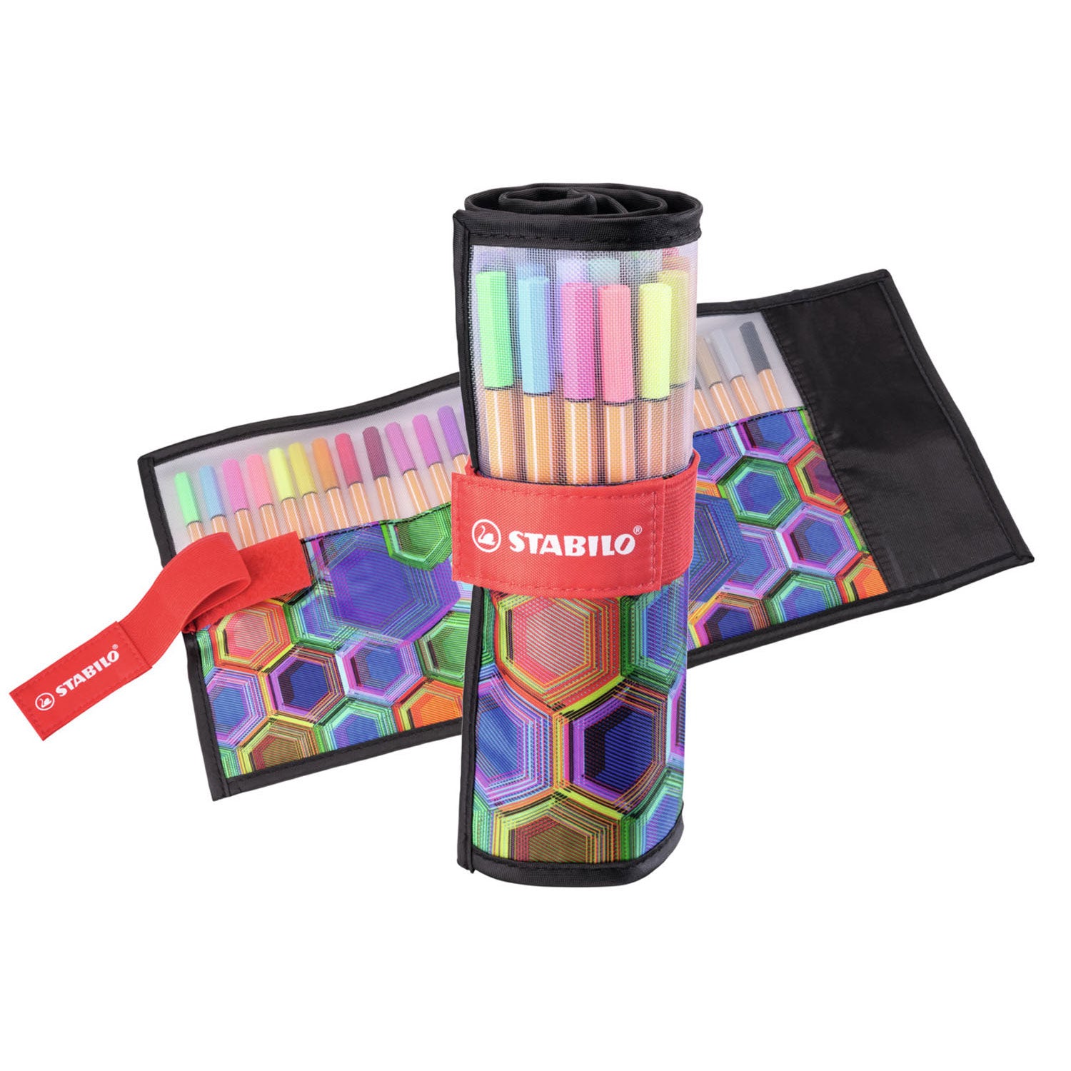 Stabilo point 88 - fineliner 0,4 mm - rollerset - arty - etui met 25 kleuren