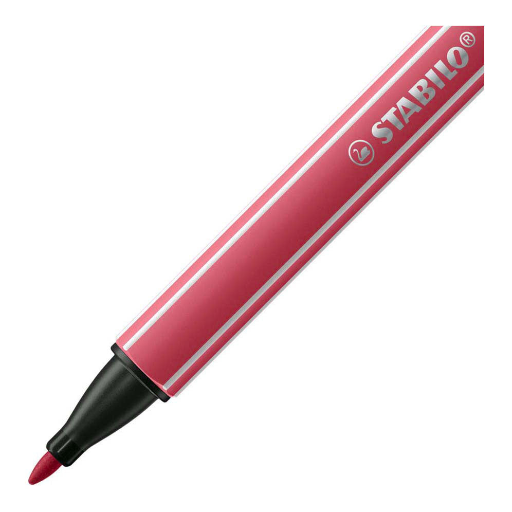 Stabilo pointmax - hardtip fineliner 0,8 mm - nylon punt - etui met 15 kleuren