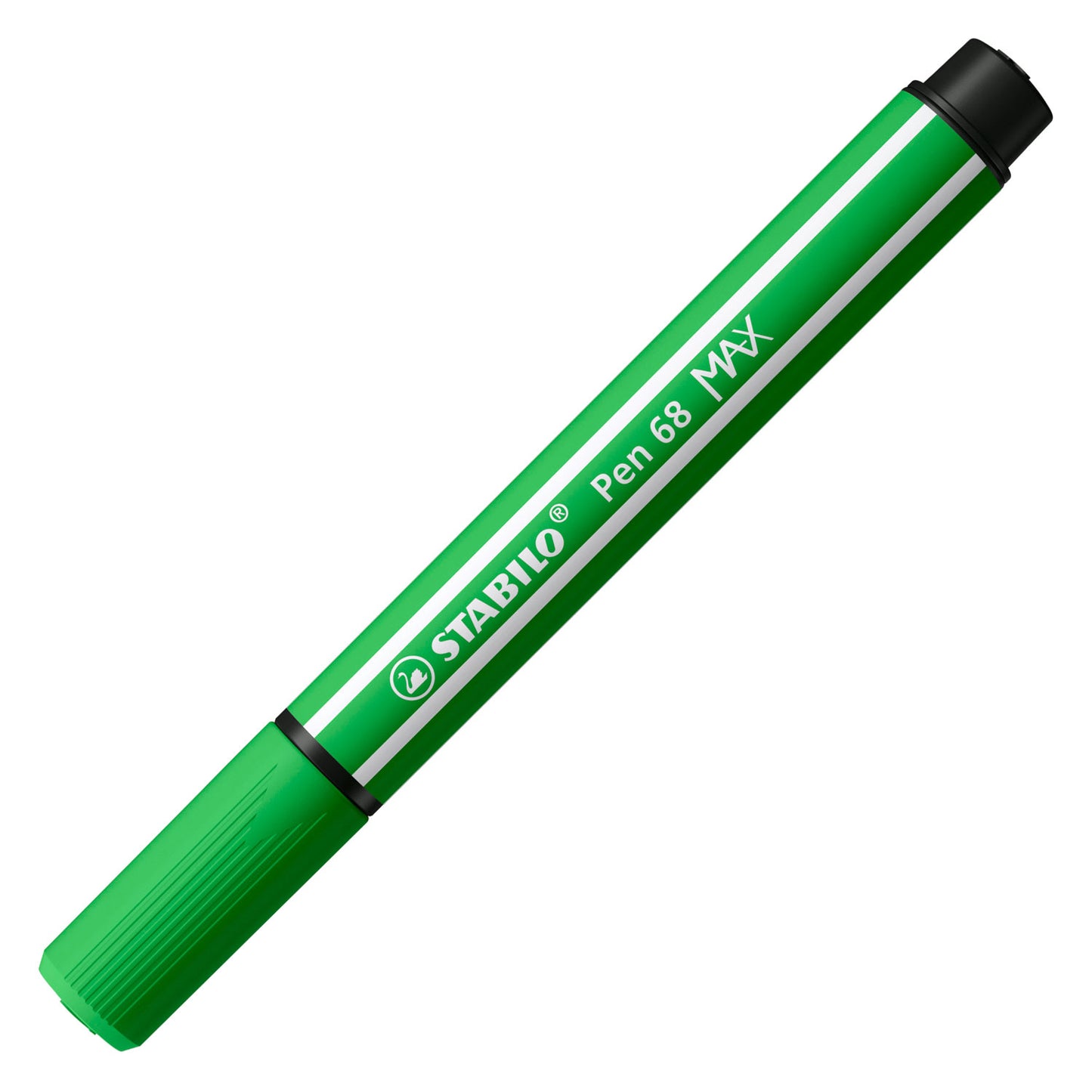 Stabilo pen 68 max - viltstift met dikke beitelpunt - loofgroen