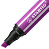 Stabilo pen 68 max - viltstift met dikke beitelpunt - lila