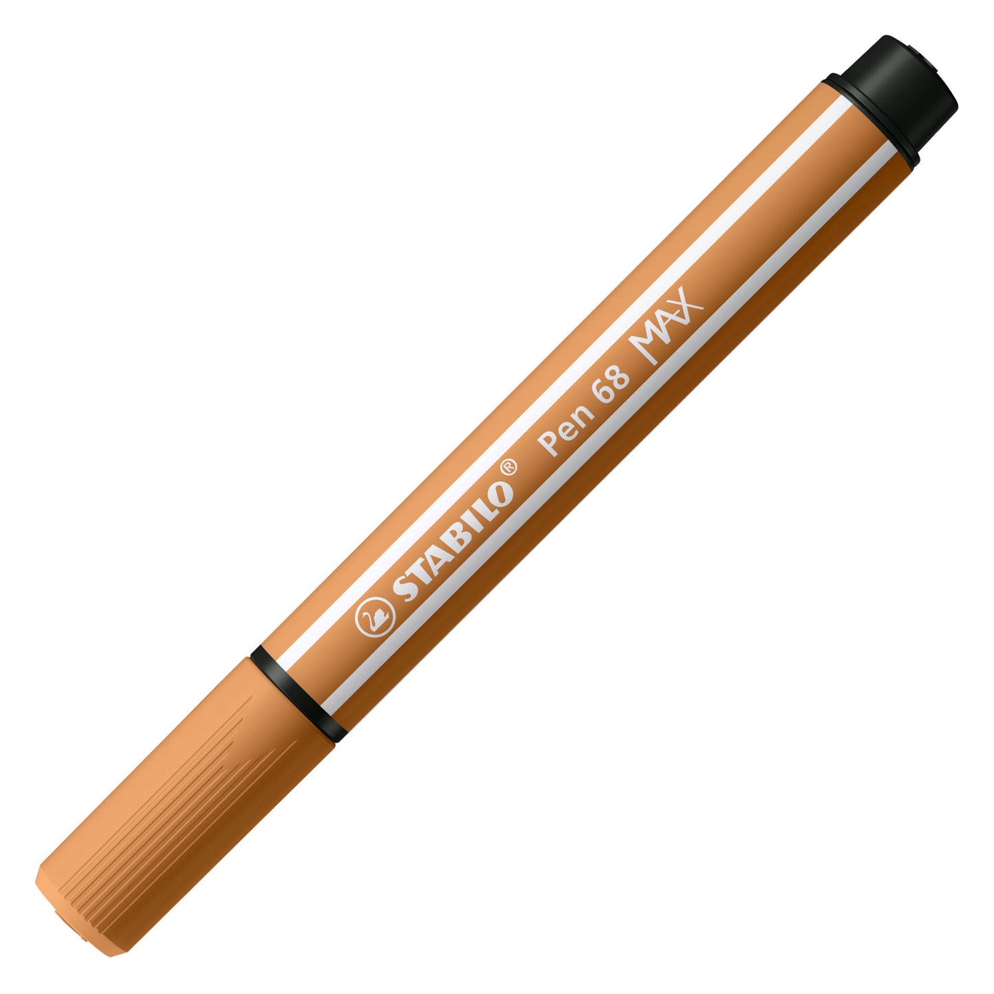 Stabilo pen 68 max - viltstift met dikke beitelpunt - donker oker