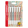 Stabilo tekstmarker swing cool 275 6-09 kleurenassortiment breed beitel 6 stuks