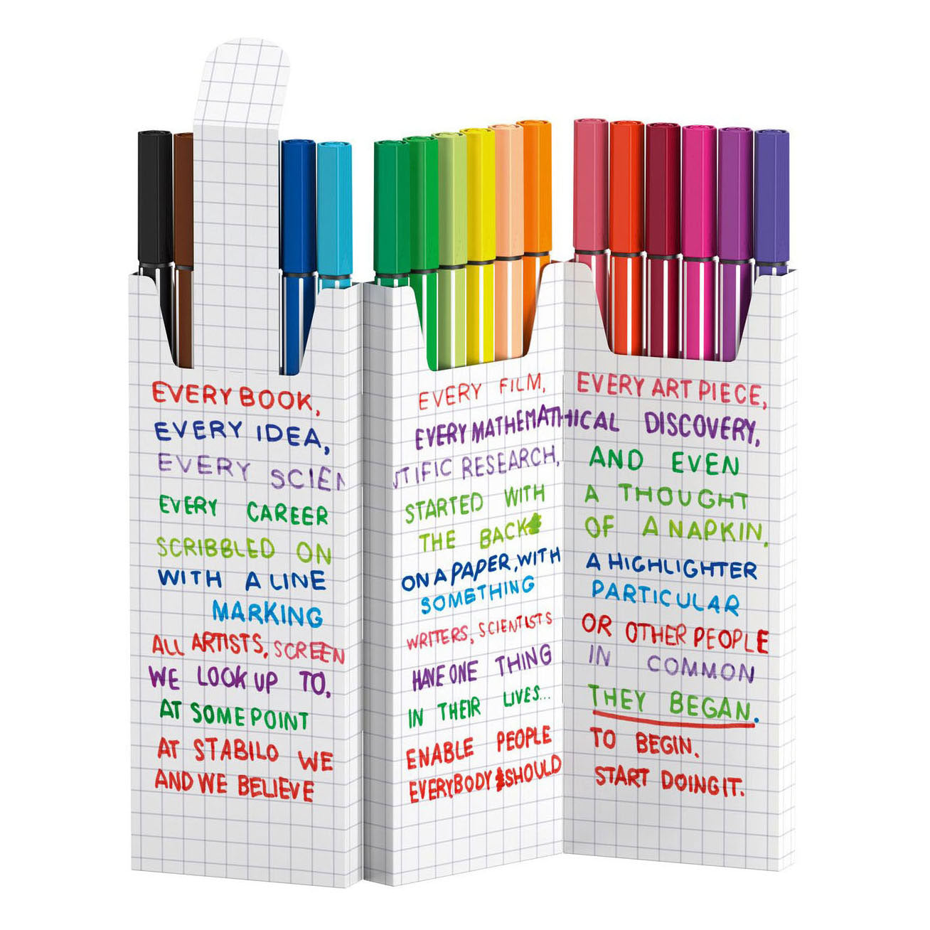 Stabilo viltstift pen 68 medium 18 stuks